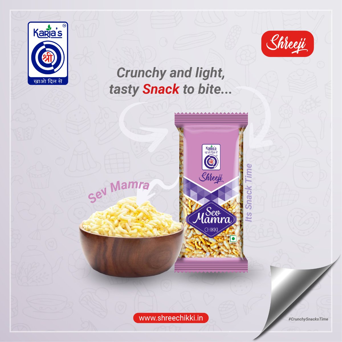 ShreeChikki's tweet photo. This Crunchy and light, sev mamra chikki gives a twisty taste in our mouth.

Try this atpata combination and tell us how it tastes in the comment below.

Order Now..

#sevmurmura #Murmura #shreechikki #chikki #snacks #cravings #Midnightcravings #comment #food #foodlover https://t.co/NXvcXr9vFV