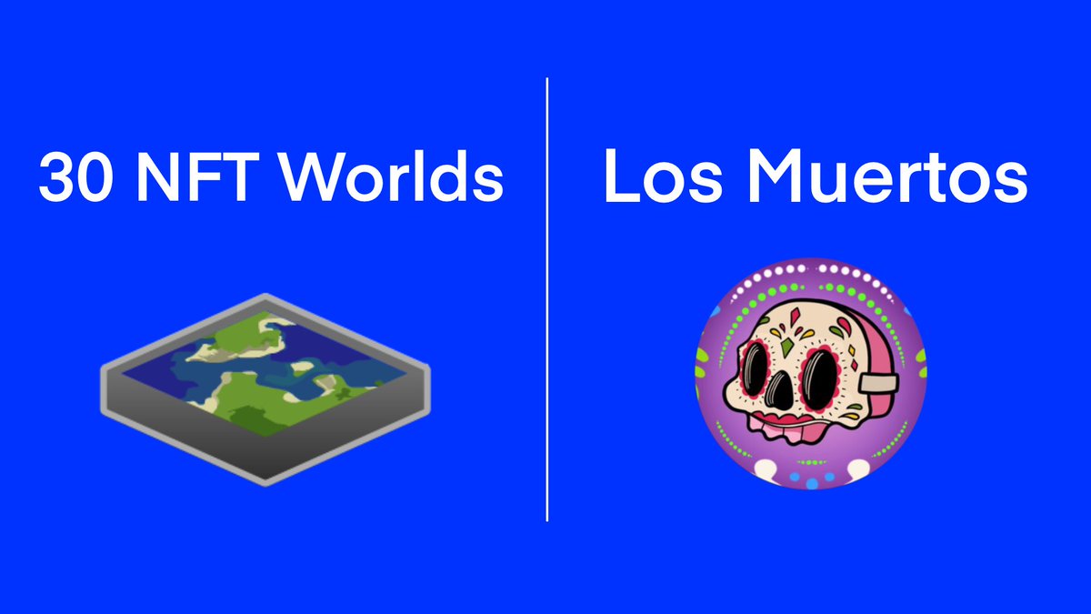 wrldtoken's tweet photo. 🎉 Congratulations!! to @los_muertosNFT 🥳 For staking a total of 30 NFT Worlds 🌎 for the benefit of Los Muertos holders.

how impressive to get an achievement like that🤯

#NFTWorlds @nftworldsNFT https://t.co/vx7SazgKTK