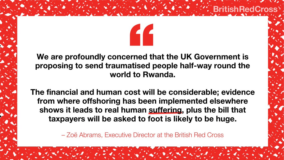 We ask the Government to urgently rethink these plans; the offshoring of human beings should play no part in the UK’s asylum system.

If you believe #EveryRefugeeMatters, stand with us: bit.ly/3wo4FQo