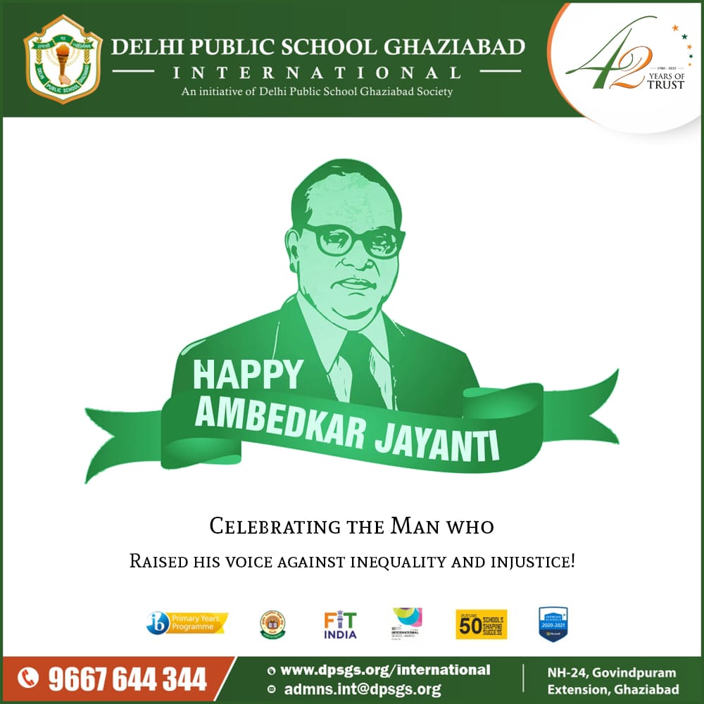 #WeAreDPSG #DPSGIBestSchoolinGhaziabad #Celebrating #AmbedkarJayanti2022