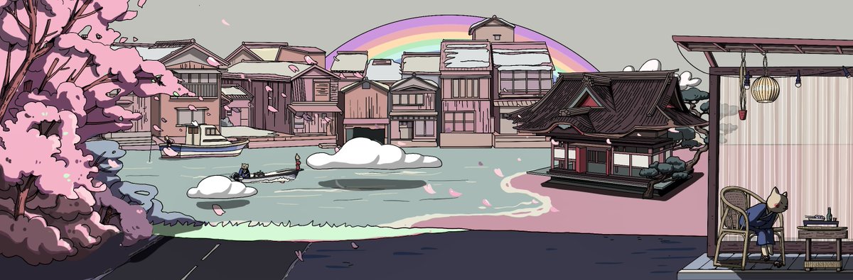 If I could catch a rainbow🌈
I would do it just for you😊
And share with its beauty🌸
On the days you’re feeling blue.💕
#nekomura  #NFTs #banners