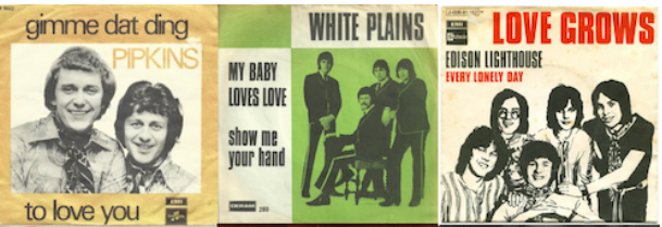 VenusInMomJeans's tweet photo. @MeTVFM @OneHitWonder #HappyBirthday! #April14
๐#TonyBurrows๐
1. #GimmeDatDing by #Pipkins
2. #MyBabyLovesLovin by #WhitePlains
3. #LoveGrowsWhereMyRosemaryGoes by #EdisonLighthouse
4. #UnitedWeStand* by #BrotherhoodOfMan
5. #BeachBaby by #FirstClass
#FiveTimeOneHitWonder
*my favorite song of his https://t.co/MpRUS0NHZr