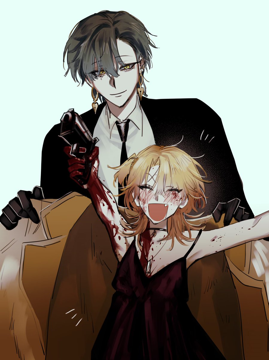 #ikuca Ike (22)with Mafia boss Lucy(10)