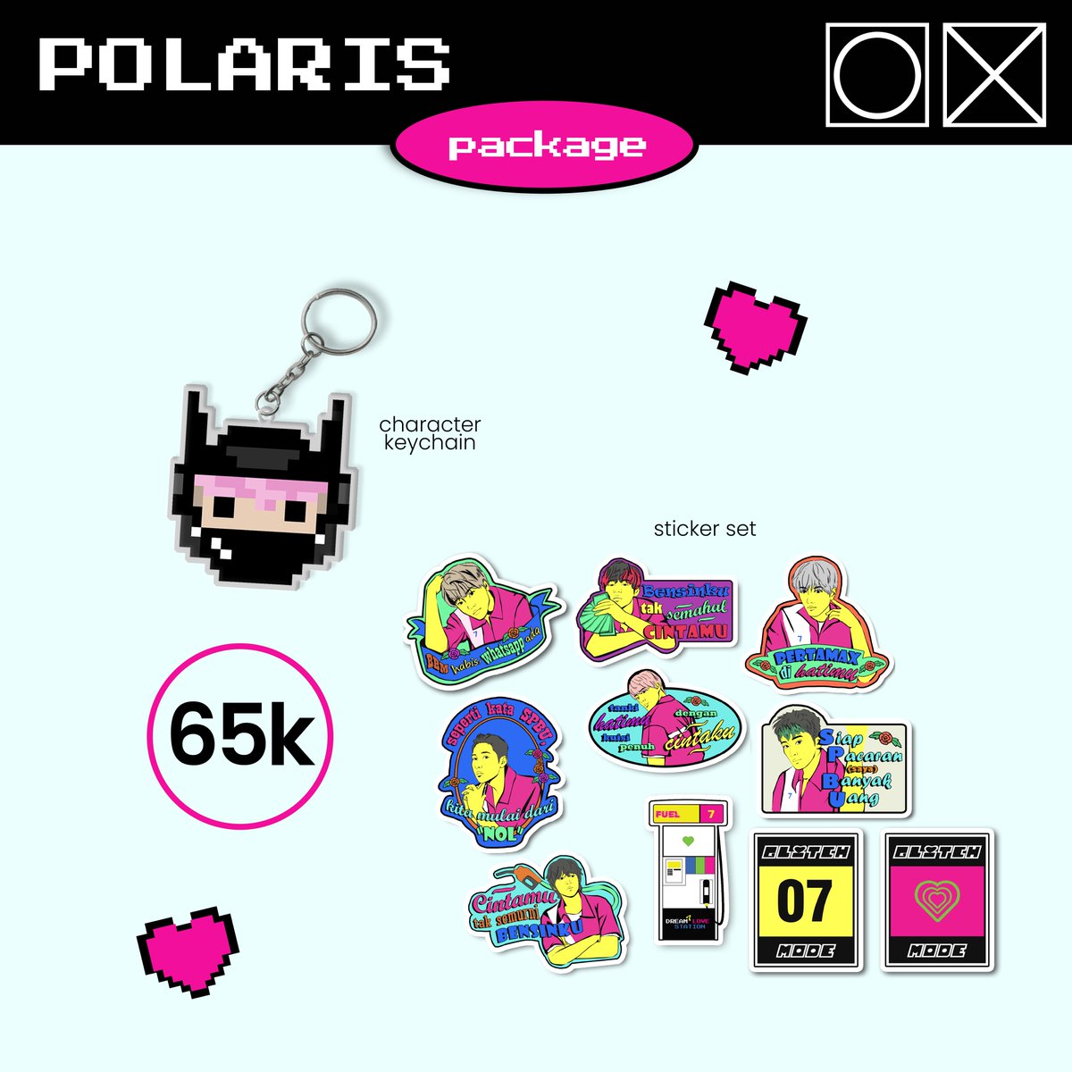 35dgrs's tweet photo. [HELP RT]
retweet, like, &amp; share are appreciated

POLARIS package

STICKER SET + 1 CHARACTER KEYCHAIN

💰IDR 65k
📍jkt

tags;
wts wtb fanmerch nct dream 127 mark haechan jaemin jeno chenle renjun jisung nctzen kpop glitch mode https://t.co/XRWCgIbTgu
