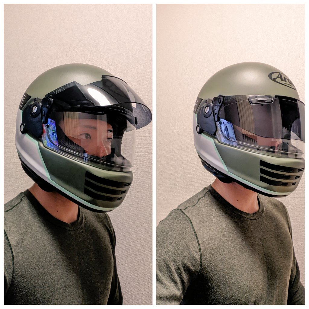 結局、ルーロックは合わなかったので前から持ってたラパイドネオを被る