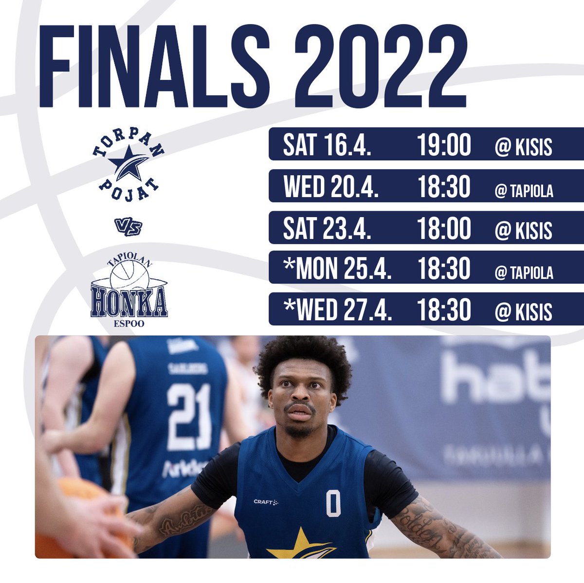 TopoBasket's tweet photo. Finaalien otteluohjelma kalenteriin tästä! #m1da #finals @TapiolanHonka https://t.co/HGRmQKtDoR
