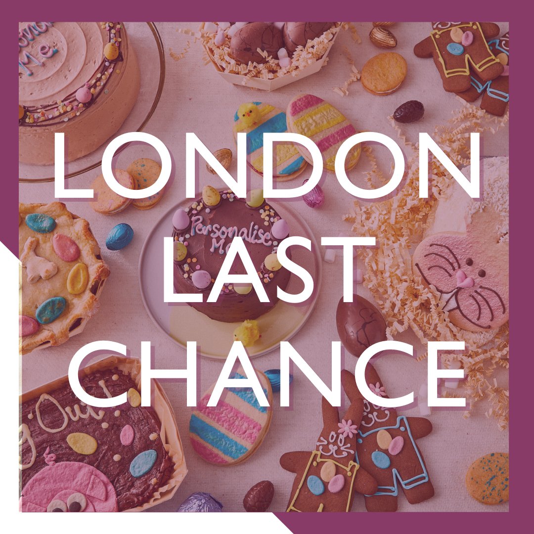 This is your Easter final call! 🚨 Order before 2pm tomorrow (Friday 15th) for London delivery Saturday or Bank Holiday Monday. 🚚🐥 * selected products only & subject to delivery slot availability