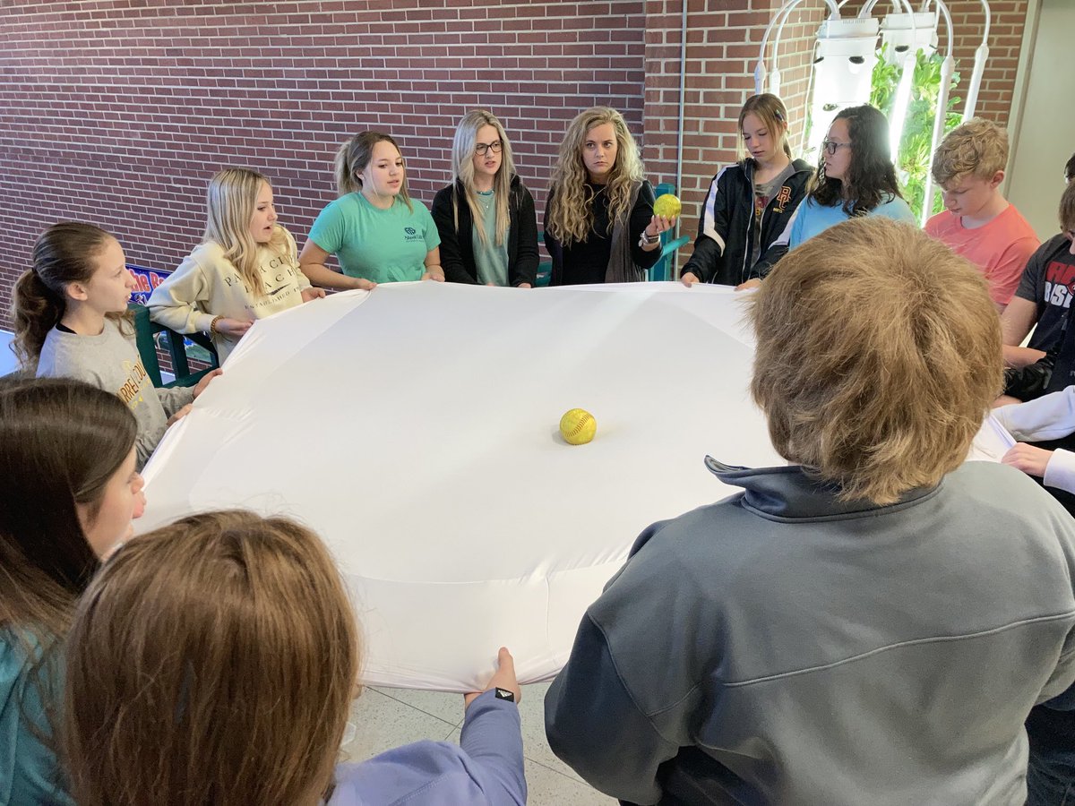 BCMiddleSchool's tweet photo. BCMS students reviewing gravitational pull between two bodies with mass! Hands on, minds on learning! #FullSteamAheadBC https://t.co/Yx1R9ZBXg7