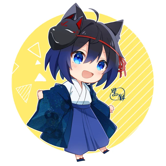 有償依頼のサンプル用に描いたやつなんだけど結構気に入ってる… 