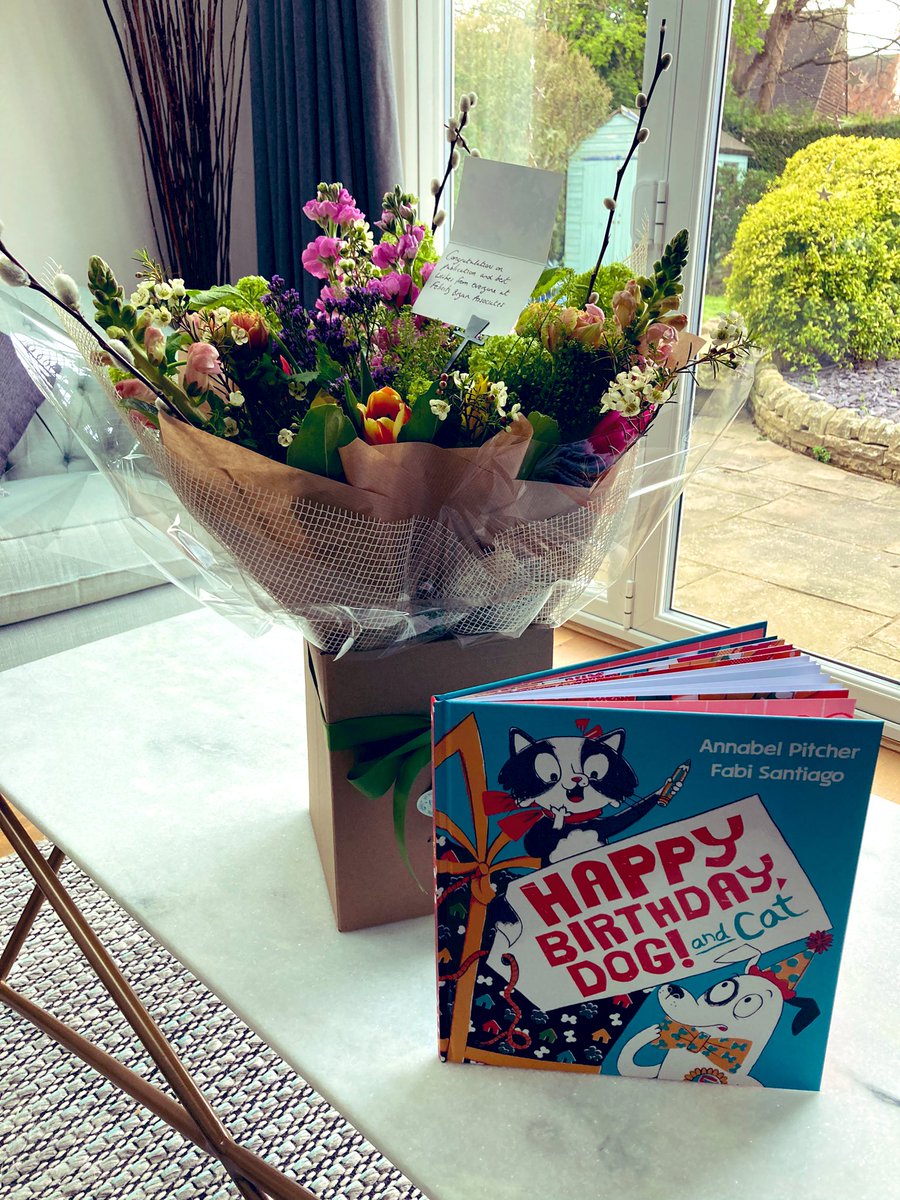 Thank you thank you to my incredible agent <a href="/catherine1761/">Catherine Clarke</a> and all <a href="/FelicityBryan/">FBA</a> for the most beautiful publication day flowers #picturebook #publicationday #lovemyjob #author