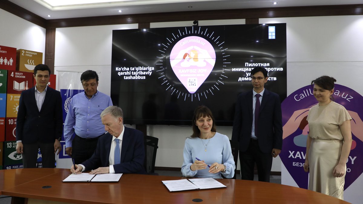MatildaDimovska's tweet photo. Happy to formalize our partnership with @KorzinkaUzbek, first supporter of #CallUmida for our collaboration.
Great to have like-minded partners in private sector.
We have to join forces for achieving our common goals #GenderEquality #ClimateAction
@UNDPAccLabs @KorzinkaUzbek https://t.co/kyMbWlI6mO