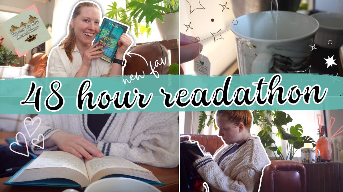 karasbookshelf's tweet photo. β¨ New Video Alertβ¨
My 48 hour @realmathon weekend of peace talks vlog is here! In this vlog I:
π find a new favorite book
π get +27 points for #teamserane (and -20 for calamisπ)
π do all the reading sprints
check it β‘οΈ https://t.co/sZcfqFSH0r
#realmathon https://t.co/iq6Aq8C6Sv