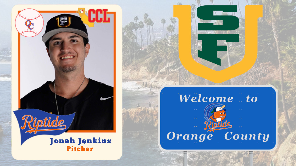 🗣️Meet the 2022 OC Riptide 

Next up: <a href="/jenkinsbaseball/">Jonah Jenkins</a> - 6' 1", 210 lbs, Pitcher from <a href="/SFDonsBaseball/">San Francisco Baseball</a> 

Welcome to the #OCRiptideFamily Jonah!

#CCLBaseball | #DiamondDons | #USFDons | #WCCsports

Updated OC Riptide 2022 Roster:

ocriptide.com/team/riptide-r…