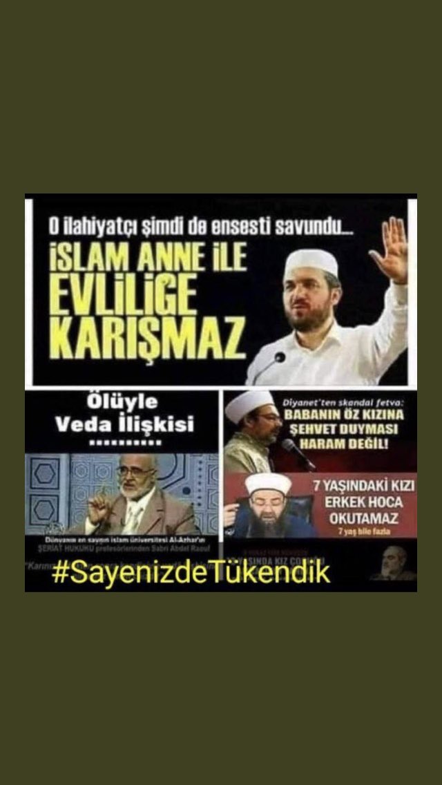 Kırk yıllık ateistim ve dünyada en az bir milyar ateist var, bunların hiç birinden bu sözleri duyamazsınız. Bana din değil önce ahlak lazım.