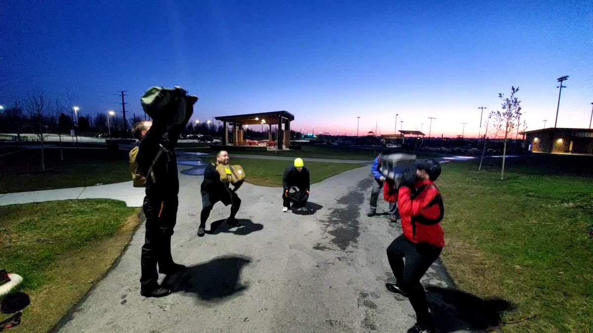 F3TwoWolves's tweet photo. AOVQ for Boy Sandwich and he led 11 other PAX through a well planned GTE inspired beatdown. Partner drags UP the hill... Bear Crawls DOWN the hill... Thrusters, Squat Curls, and more! CoT asked us all to join him on this journey of training for GTE30 @f3plainfield @f3naperville https://t.co/nAO8JbGmPz