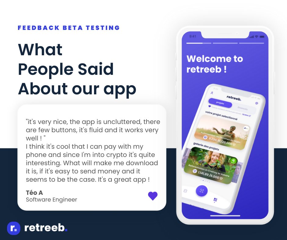 retreeb_io's tweet photo. It seems that the hard work is paying off 👇 #RetreebApp 

Thank you 💙 https://t.co/9fJkl6lZFo