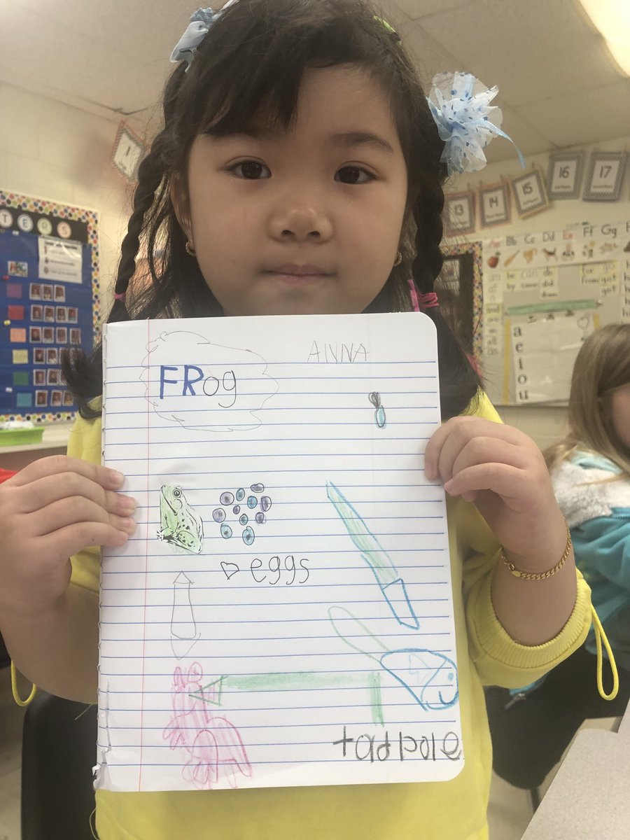 #ottokinders 💚frogs! @hillerelementary @lamphereschools #wearelamphere