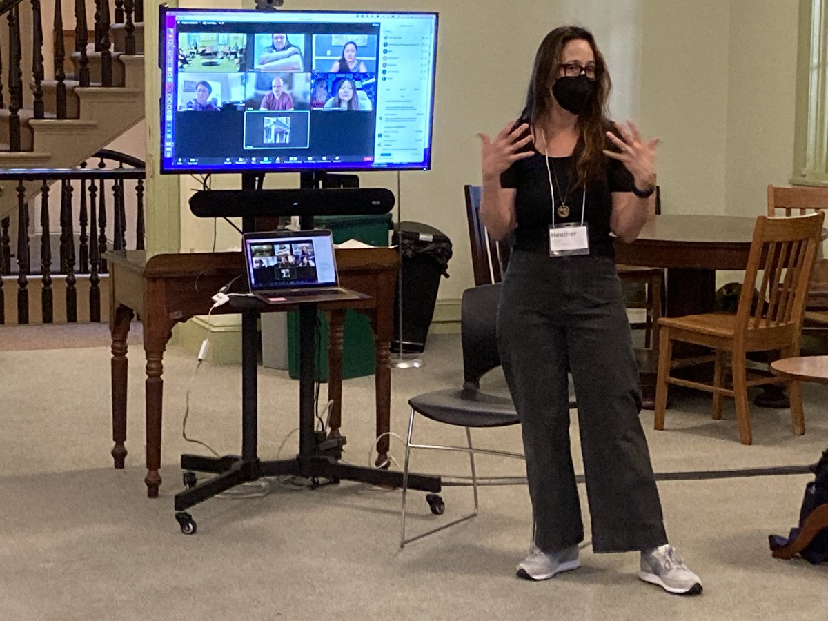 FriendsCouncil's tweet image. Heather Fortune, @FriendsSelect_ , conceived of the FCE #QuakerEd performing arts peer network as her action research project for FCE’s Leadership Institute. Today it is a thriving reality! Thank you Heather!