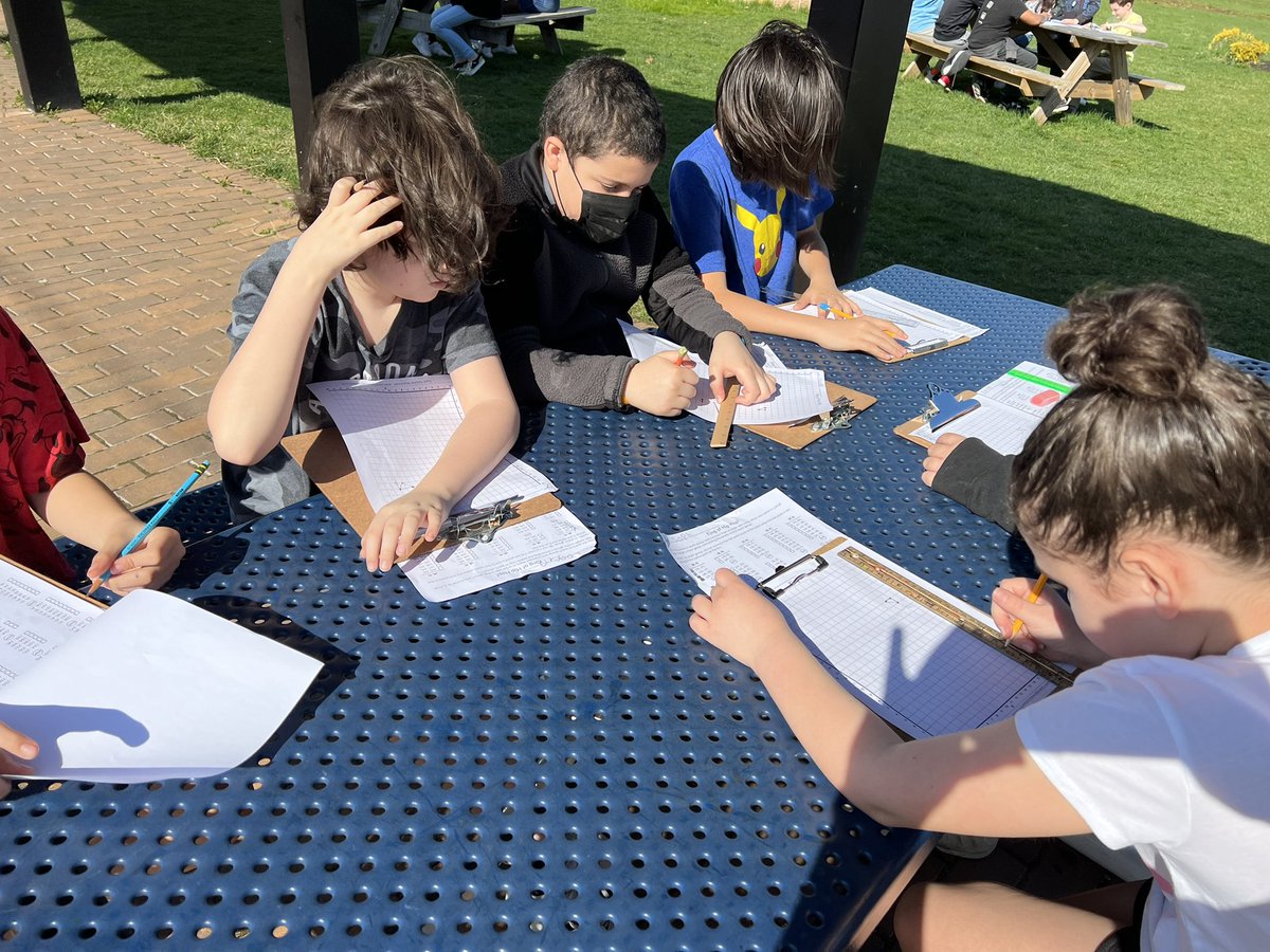 Miss_S_Thomas's tweet photo. Enjoying the beautiful day and doing math outside! #9pantherpride #1wtsdnj @prpanthers9 https://t.co/G2Op7tppYb