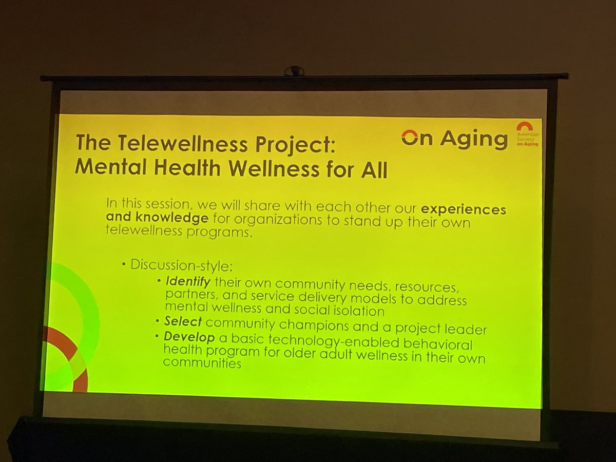 GinnaBaik's tweet photo. Engaged with @FrontPorchCS Megan Park and Davis Park around the Telewellness Project @ASAging #OnAging2022 https://t.co/kRgDFODG2B