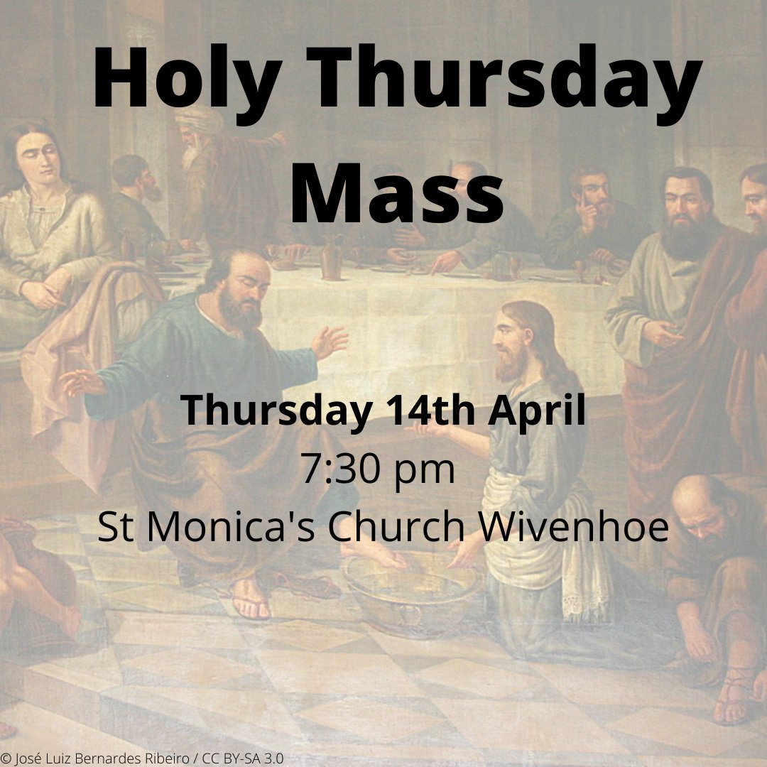 BwW_Catholic's tweet photo. The Easter Triduum Mass times are as follows: https://t.co/i7GyGszR5k