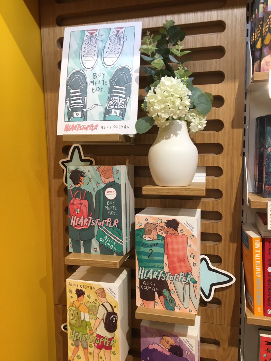 Waterstones Kingston (@wstoneskingston) on Twitter photo Currently can not contain our excitement for the Heartstopper tv series from <a href="/AliceOseman/">Alice Oseman Updates</a> so much so we have a whole wall dedicated to it. ❤️🏳️🌈 Currently can not contain our excitement for the Heartstopper tv series from <a href="/AliceOseman/">Alice Oseman Updates</a> so much so we have a whole wall dedicated to it. ❤️🏳️🌈