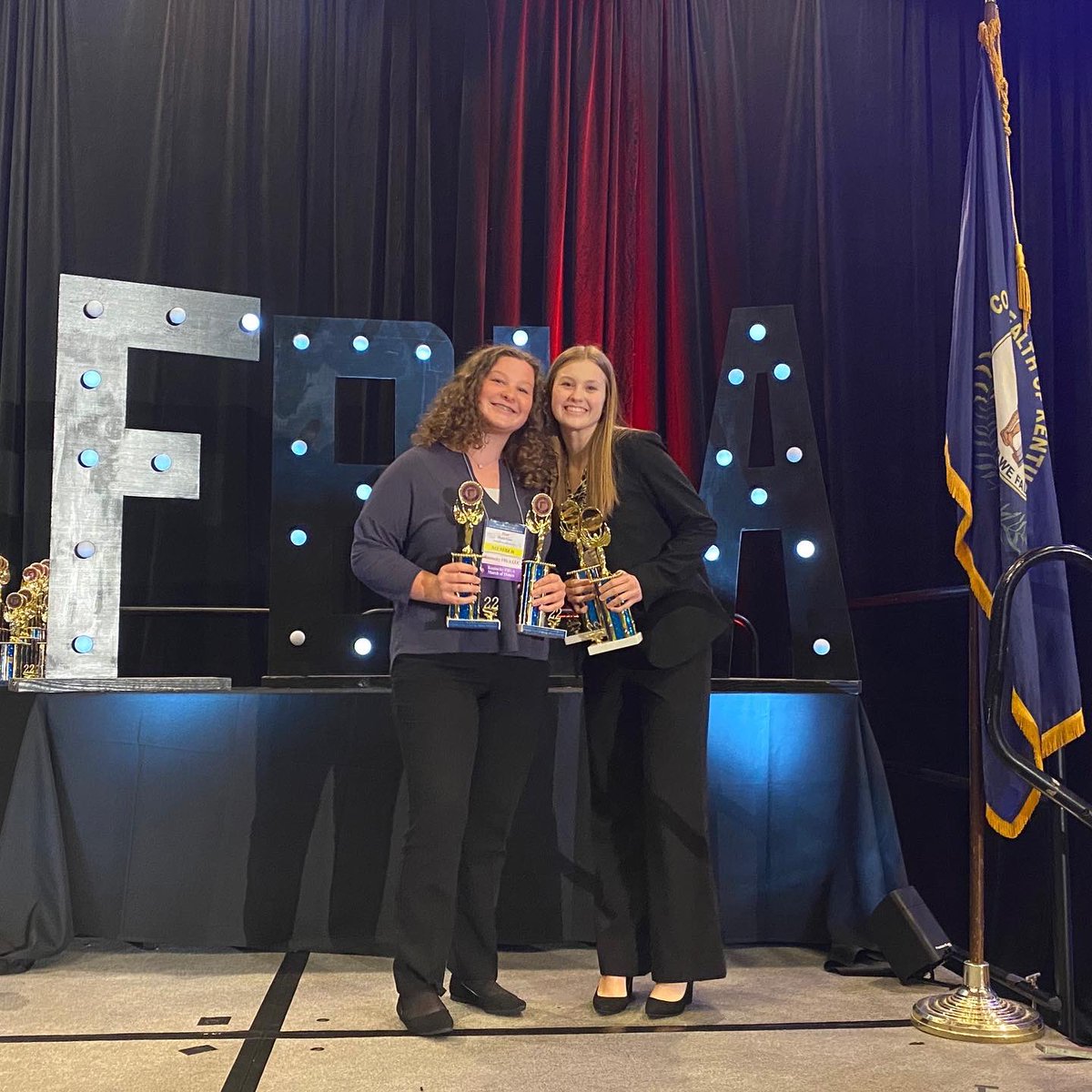 We are very proud of <a href="/SouthWarrenHigh/">Jenny Hester</a> this week at FBLA State! Great job, Spartans!