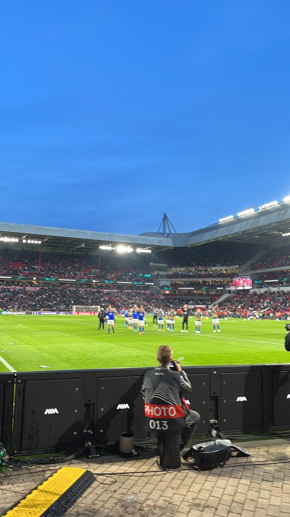 #PsvLei scenes. #lcfc 🔵 ⚪️ 🦊🏆