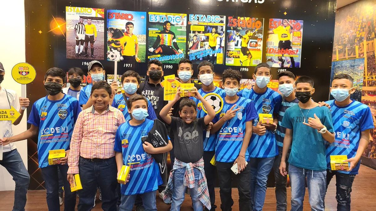 Muchas gracias "Centro social comunitario de integración CCDENI" por venir y conocer la historia del equipo más popular del Ecuador💛🖤

¡Vuelvan pronto! 🤩🙌

#MuseoBSC   #UnSoloÍdolo   #BSC