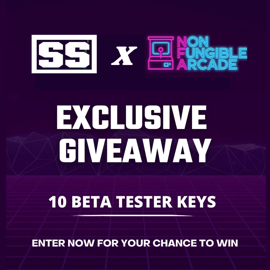 readyplayerh's tweet image. BANGER GIVEAWAY 🎁

@NFArcade is giving 10 Beta Tester Keys away to the Steady Stack community!

To enter:
👾Like &amp;amp; RT
👾Follow @NFArcade &amp;amp; @SteadyStackNFT
👾Tag friends

Winners in 48 hours! ⏰

🚨 MUST BE A #SSGrunt

 #SSTitan pfps may help odds 👀