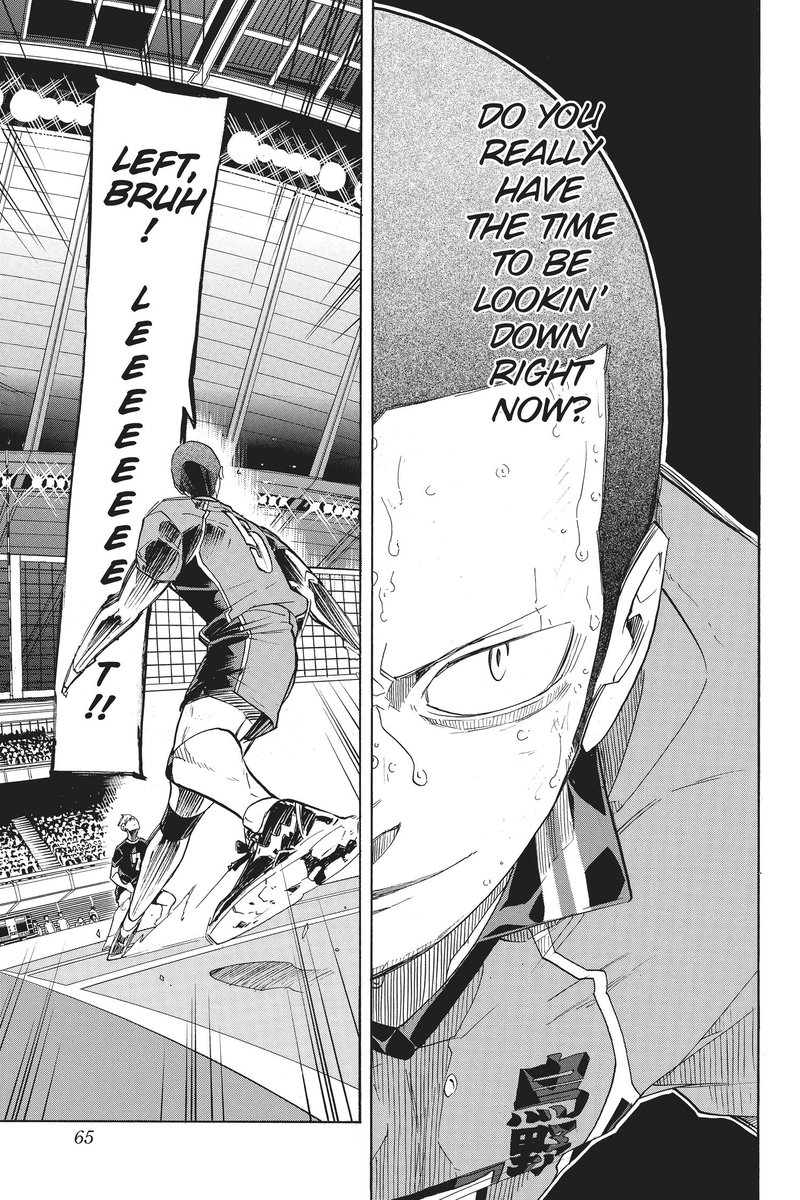 Haxkyu's tweet photo. Feeling down? Take inspiration from our very own Tanaka-senpai from Haikyu!! https://t.co/SDlqaTnIlx