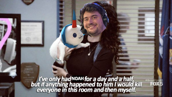 🐋 <a href="/JPCasts/">Jonathan Partridge</a> after finding Noah on the caster desk 🥺