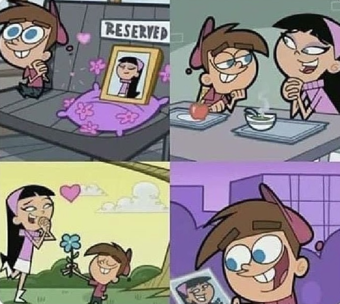 Yo cuando me enamoro soy como Timmy Turner.