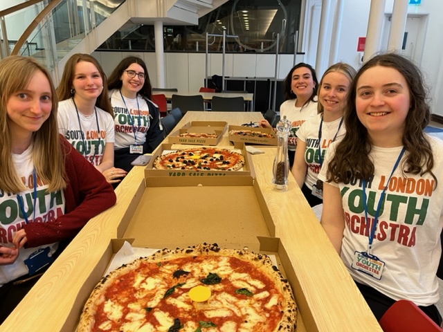 🍕🎶Huge thanks to our support staff at SLYO - we couldn't do it without you! When everyone goes home they work on to clear the site...but not before a well deserved pizza!