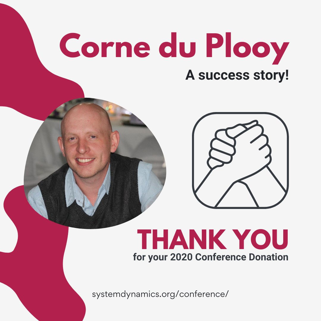 systemdynamics_'s tweet image. Corne du Plooy can&apos;t express enough how grateful he is for being able to attend #ISDC2020. His research was drastically improved by this experience &amp;amp; helped him to develop his teaching skills.🤩💪🏻

🎥youtu.be/9y3MBnErMyQ

#SystemDynamics #SuccessStory #ISDC2022 #scholarship