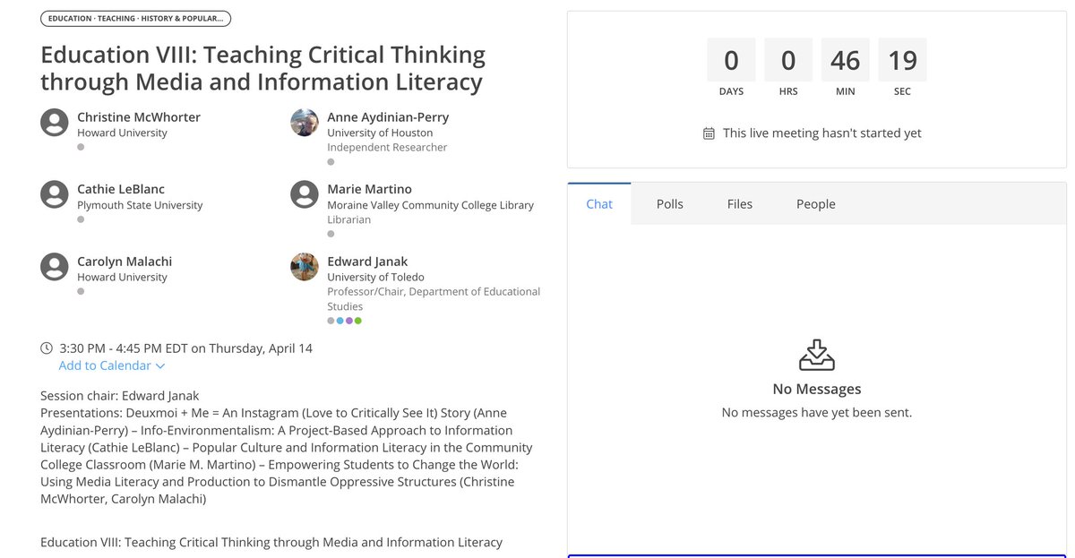 Almost time to teach about counternarratives at <a href="/pcaaca/">PCA/ACA</a> with my amazing colleague <a href="/Carolyn_Malachi/">Carolyn Malachi</a>!  #pca22 #pcaaca #pcaaca22 #popularcultureassociation #medialiteracy #counternarratives
