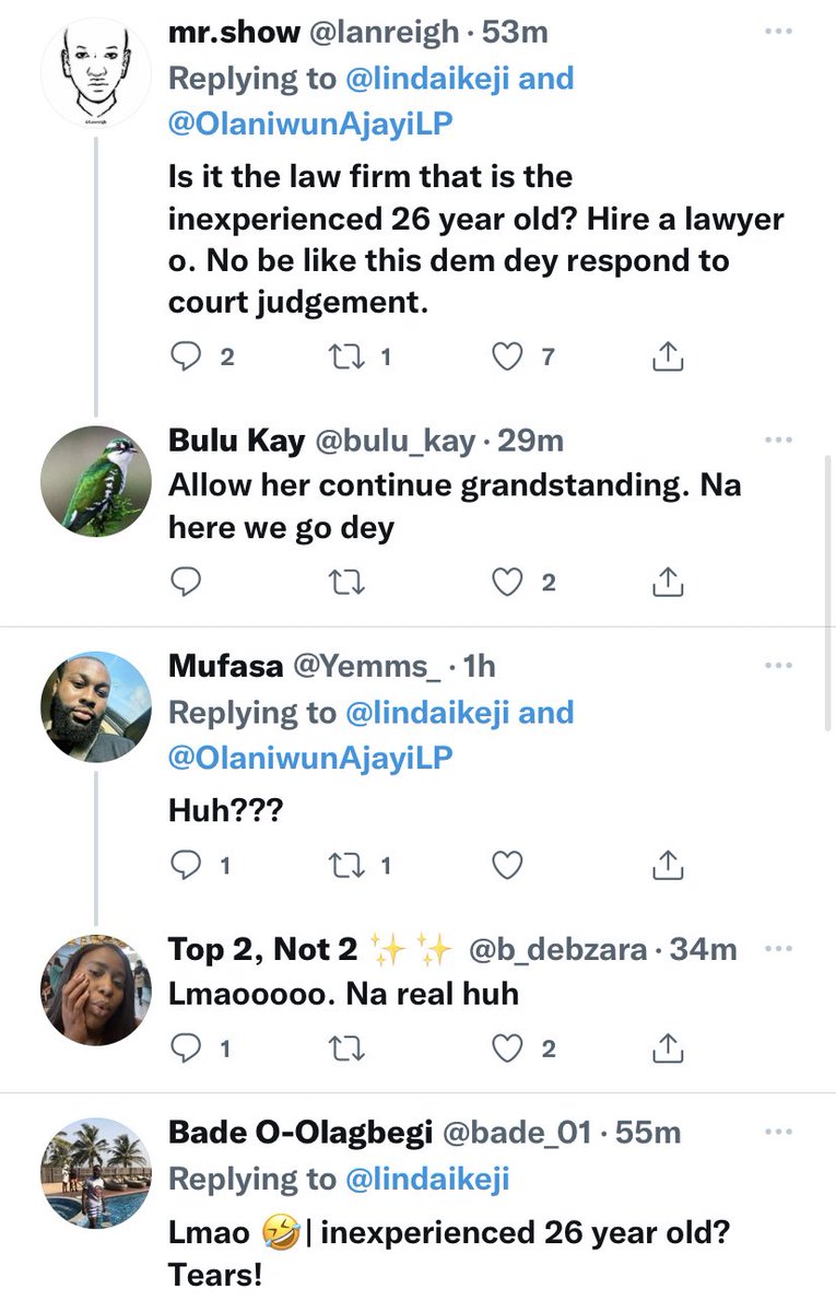 Gbas Gbos. “No be like this dem dey respond to court judgement.” 
😂😂😂