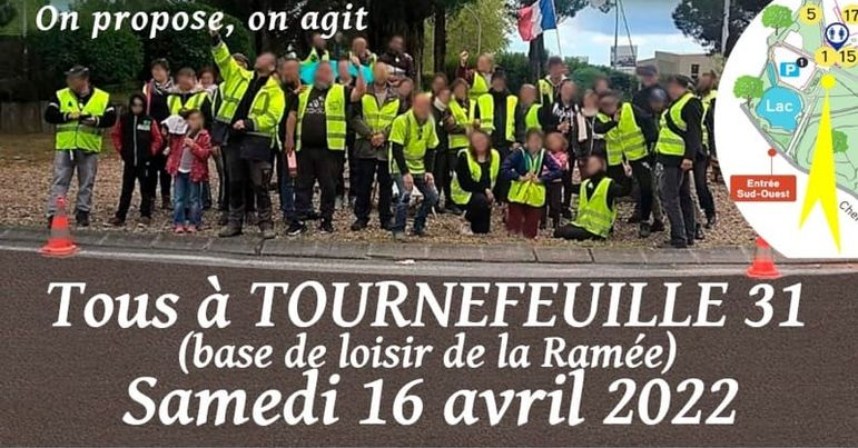 GJinterRdPtOcc's tweet photo. Rassemblement et assemblée inter ronds-points #GiletsJaunes à Tournefeuille (31) - lac de La Ramée (parking P1). On discute, on s'organise ! Auberge espagnole. Convivialité, respect, bonne humeur.
Venez nombreux !
https://t.co/5ZK4sjv3cZ https://t.co/3tz2zyjcCS