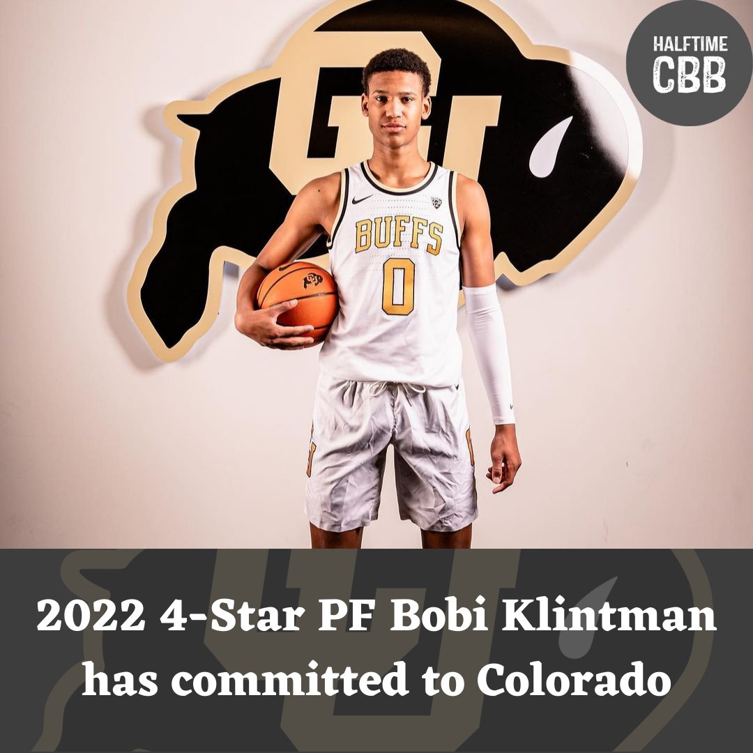 4 star PF <a href="/Klintman14/">Bobi Klintman</a> commits to Colorado. #HalftimeSports
