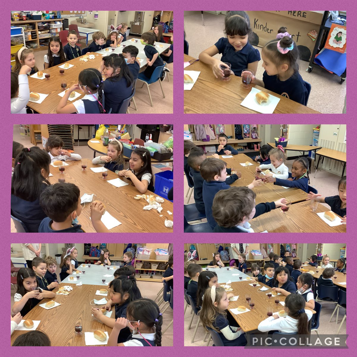 anthony_ces's tweet photo. Today our Kindergarten classes gathered and learned all about the Last Supper and the importance of serving and helping others. #Easter #LastSupper #helpingothers @DeanDiFrancesco @HWCDSB @HWCDSBFaith https://t.co/ZTsde5OmT8