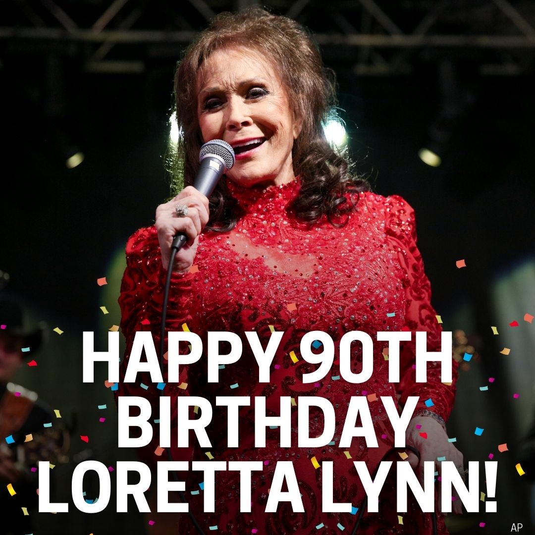 The coal miner\s daughter is turning 90 today! 

Happy birthday to the one and only Loretta Lynn. 