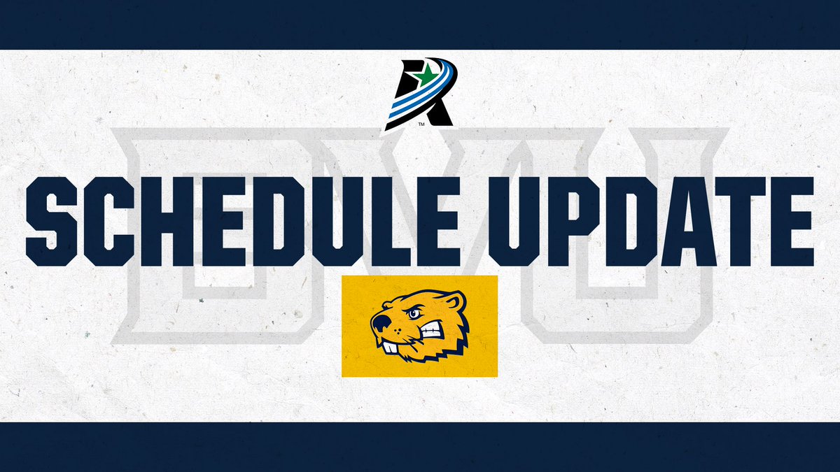 BVUAthletics's tweet photo. The @BVUSoftball DH against @CentralSB1 that was postponed yesterday (Apr. 13) has been rescheduled for Wednesday, April 20, starting at 5:00 p.m.

#rollriversSB #BeaverNation https://t.co/74YuH6dCpG