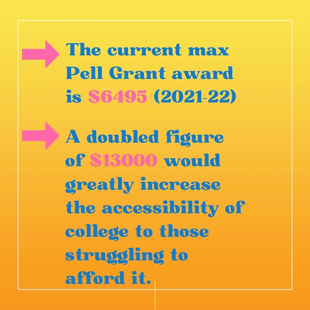 #DoublePell isn't just a mantra, it's a necessity! The cost of a college education has never been higher and is only going to get worse. We need financial aid that fits the needs of today and we need it NOW! Join us in advocating for a doubled Pell Grant!! #UC4Pell