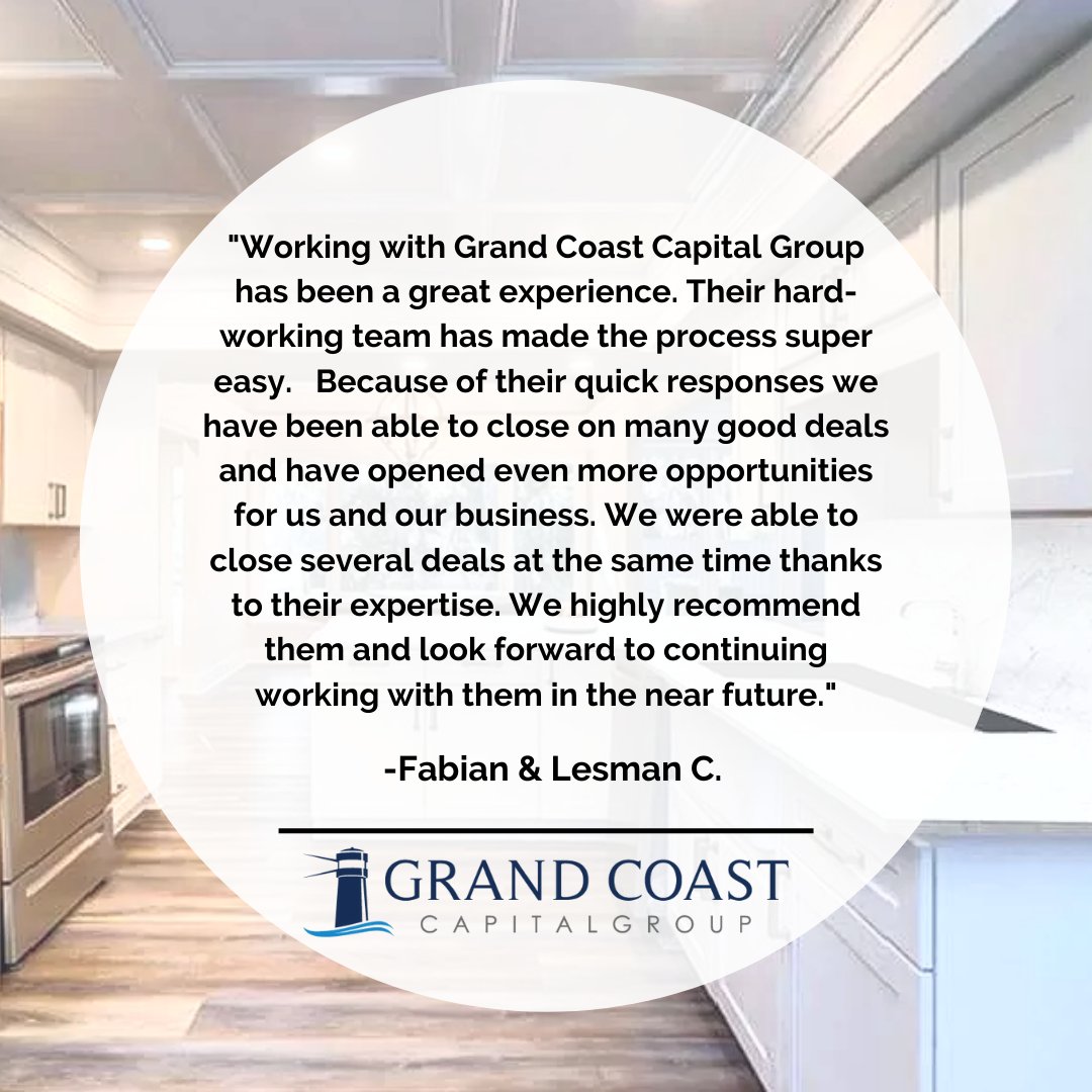 GrandCoast's tweet photo. Are you ready for your next deal? 👀 
Our client #testimonials say a lot about how we work together!
✨Let us help you succeed!✨ https://t.co/AaUP22OHJr