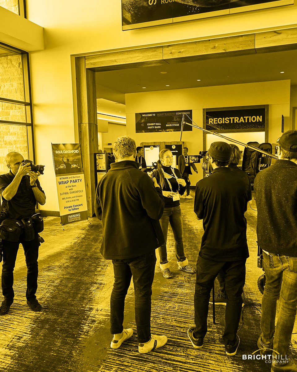 BrightHillCo's tweet photo. Our goal at BrightHill Company is to always go above expectations by doing more than just "rinsing" out previous projects with new twists! We love capturing and telling powerful stories!

#conference #business #events #tradeshow #expo #crypto #mining #bitcoin #energy #oil #gas https://t.co/DHNCMdW4fn