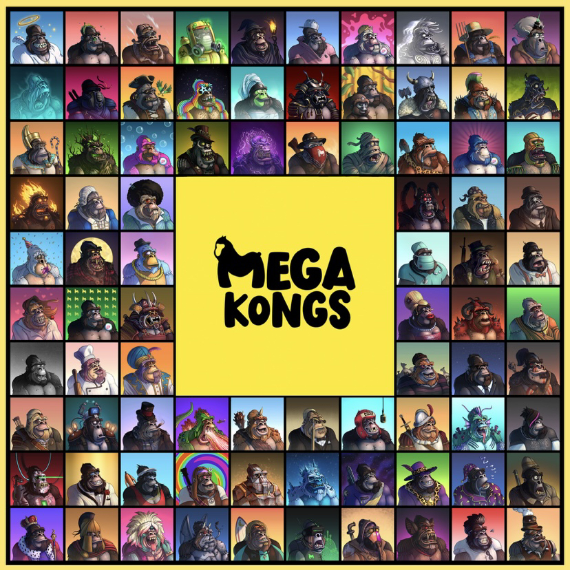 Mantabtc's tweet photo. The next blue-chip #NFT on #Ethereum :
Megakongs are the first community expansion of the Megapont universe. 
Kongs offer full membership into the Megapont ecosystem and they carry privileges and utility similar to @MegapontNFT Apes Club!
Official website: https://t.co/I9dIkv4zEt https://t.co/Uf56sZfxUF