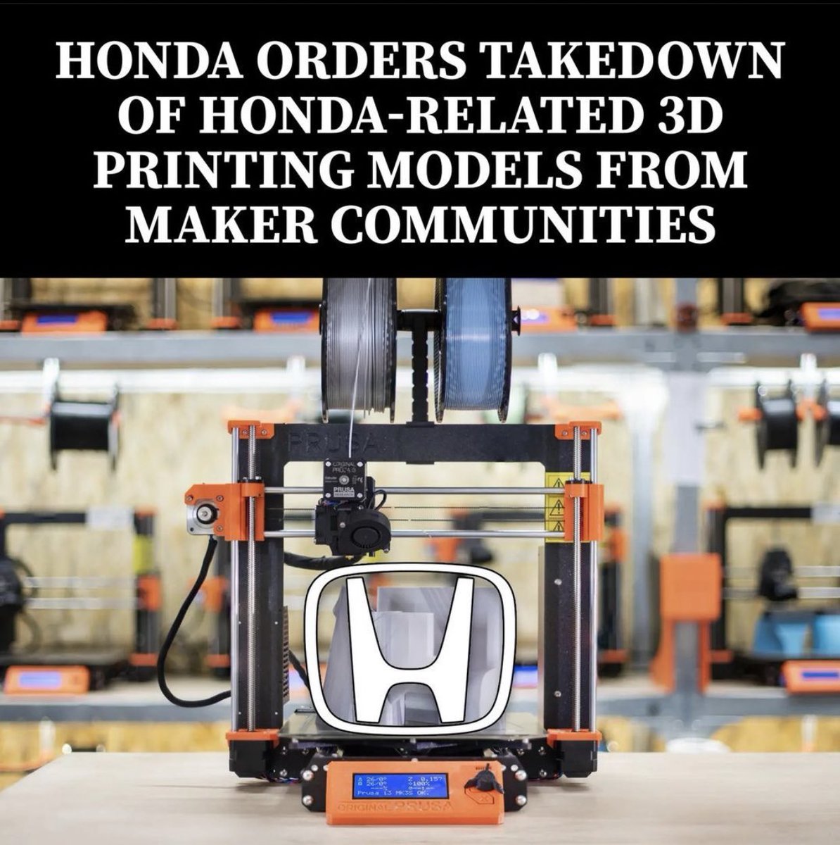 Bruh if anything this is just gonna hurt them, they don’t even offer parts for some stuff and for them to request to remove it just means a lot of people are gonna give up on the Honda chassis and go to another company it’s so dumb