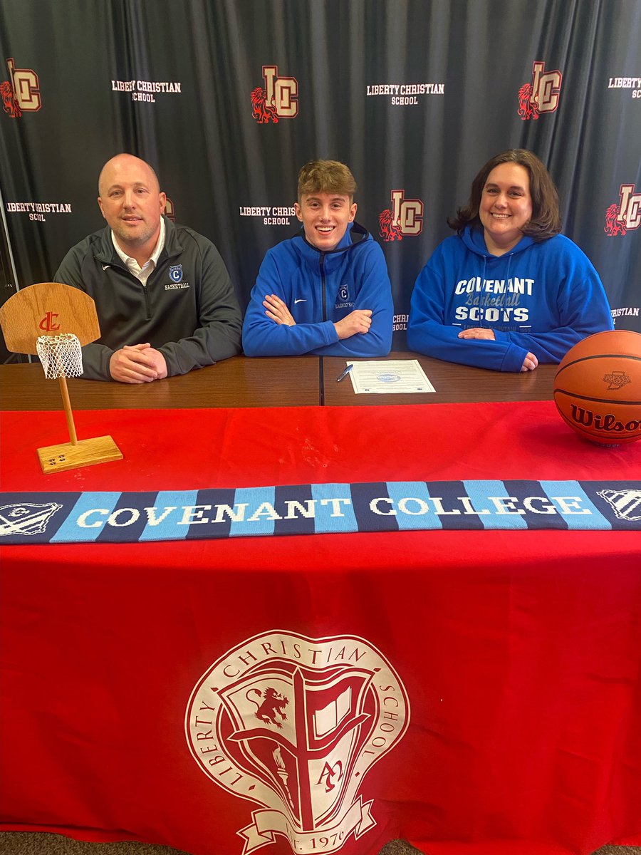 Congrats to Zack Jeffers on signing to play Basketball at Covenant College on GA!