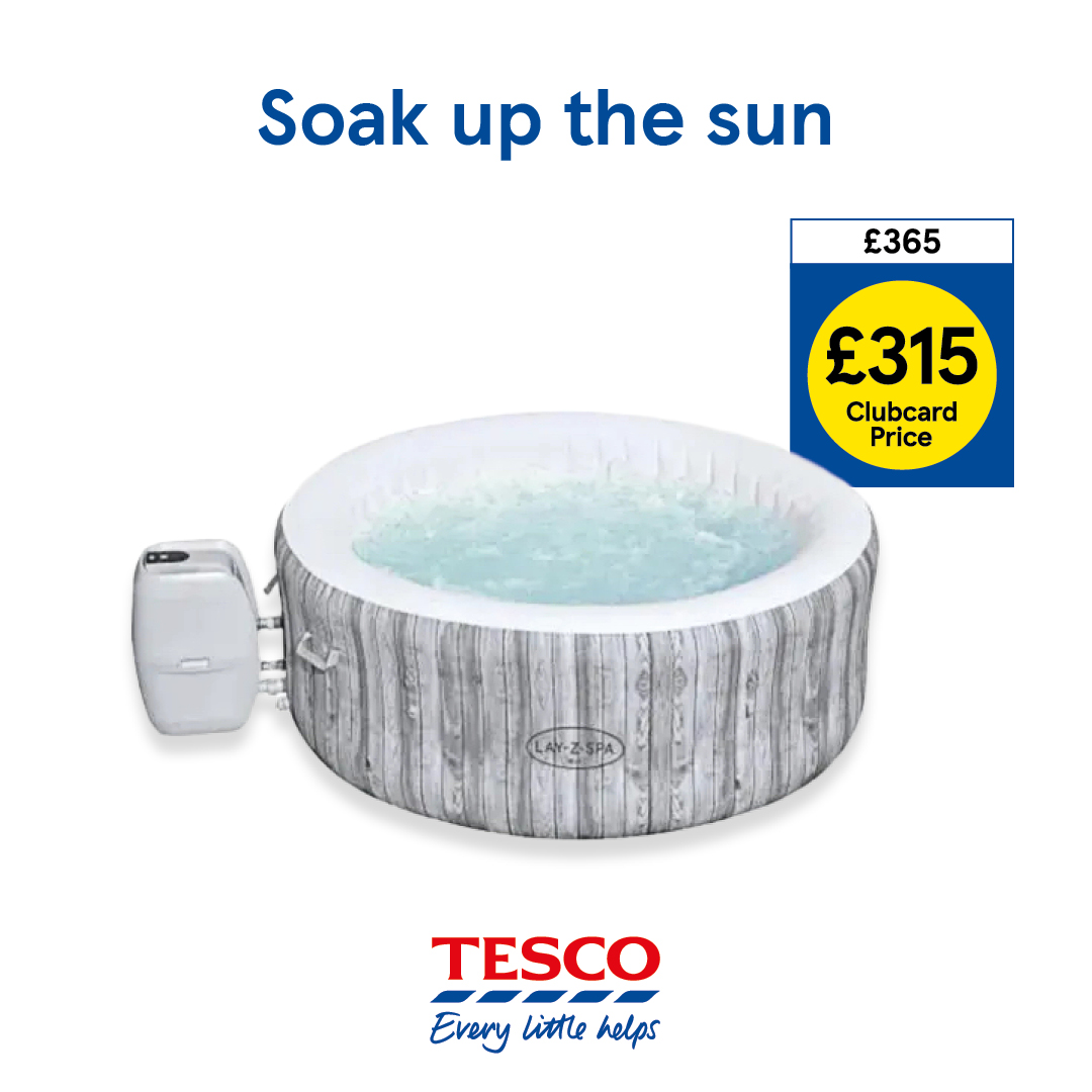 Tesco on Twitter "Hot tub season is upon us, starting this Bank