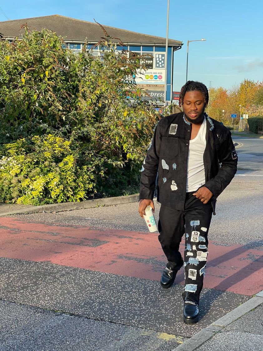 _Officialnation's tweet photo. That Official Attitude.

 Introducing the #OfficialNation animalistic black haze double piece featuring a corduroy jacket and cargo pant with cotton and denim detailing. #AnimalisticSeries https://t.co/Gd4BxrMt9A